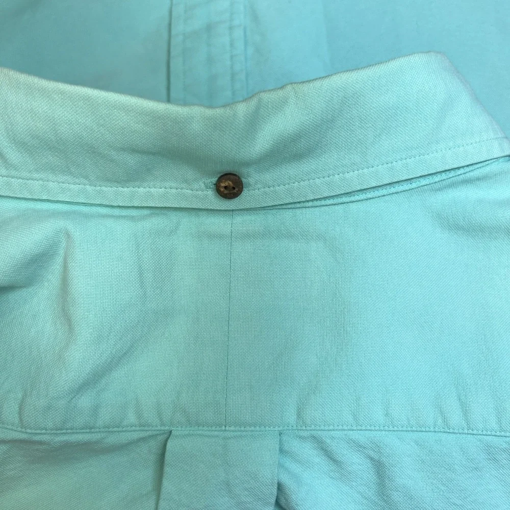 Polo Ralph Lauren Mens XXL Oxford Shirt Mint Seafoam Green Cotton Button Down LS